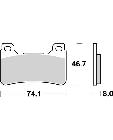 SBS, Brake, pad, pads, performance, motorcycle, Sinter, sintered