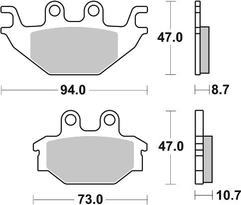 SBS, Brake, pad, pads, performance, motorcycle, Ceramic