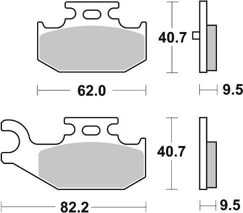 SBS, Brake, pad, pads, performance, motorcycle, Sinter, sintered