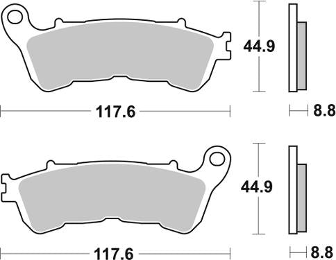 SBS, Brake, pad, pads, performance, motorcycle, Sinter, sintered