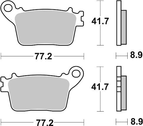 SBS, Brake, pad, pads, performance, motorcycle, Sinter, sintered