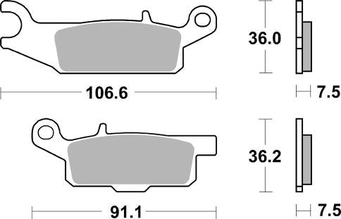 SBS, brake, pad, pads, performance, motorcycle, sinter, sintered, OFFROAD