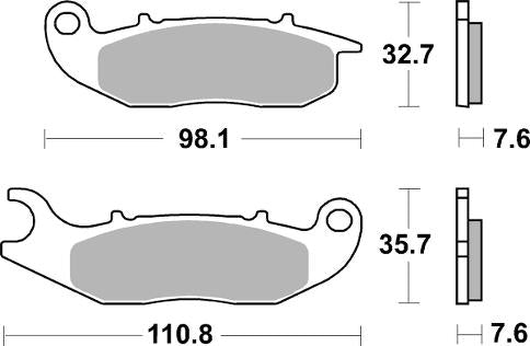 SBS, brake, pad, pads, performance, motorcycle, sinter, sintered