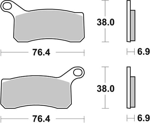 SBS, brake, pad, pads, performance, motorcycle, sinter, sintered, OFFROAD