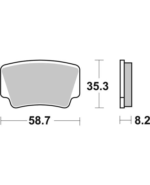 SBS, brake, pad, pads, performance, motorcycle, sinter, sintered, OFFROAD