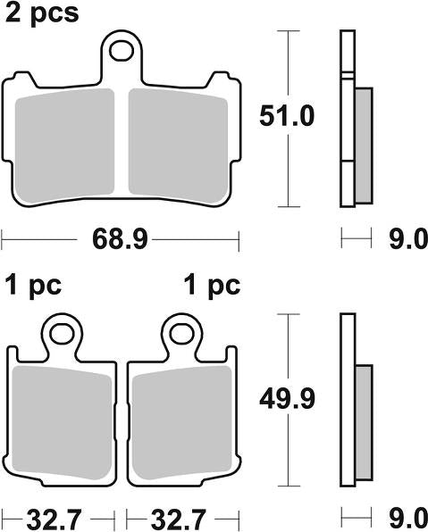 SBS, brake, pad, pads, performance, motorcycle, sinter, sintered