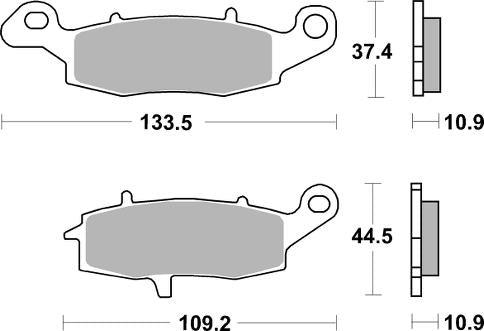 SBS, brake, pad, pads, performance, motorcycle, sinter, sintered