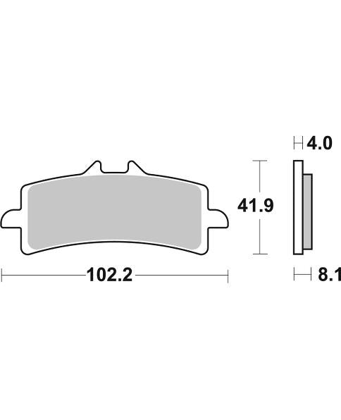 SBS, brake, pad, pads, performance, motorcycle, DUAL, TRACK, RACING, SINTERED, SINTER