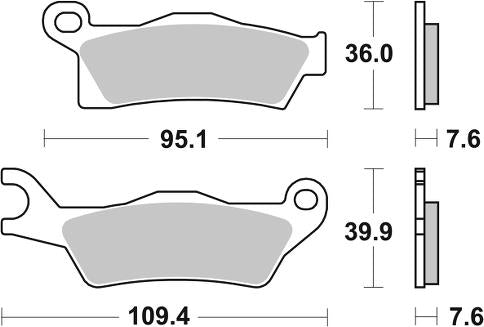 SBS, BRAKE, PAD, PADS, MOTORCYCLE, PERFORMANCE, SINTER, SINTERED