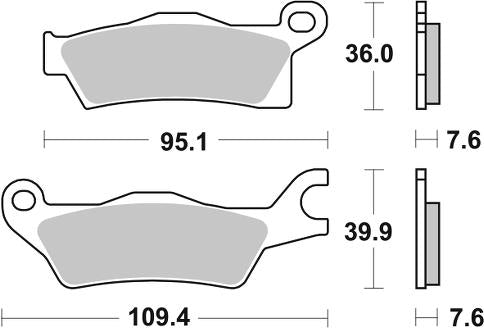 SBS, BRAKE, PAD, PADS, MOTORCYCLE, PERFORMANCE, SINTER, SINTERED