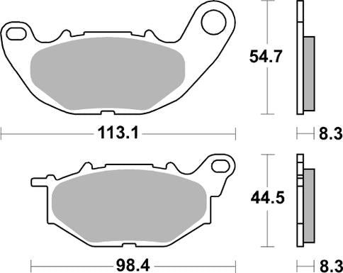 SBS, brake, pad, pads, motorcycle, performance, CERAMIC