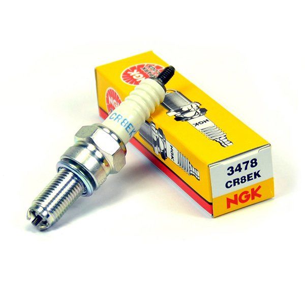 NGK, CR8EK, spark plug, plugs, motorcycle, engine