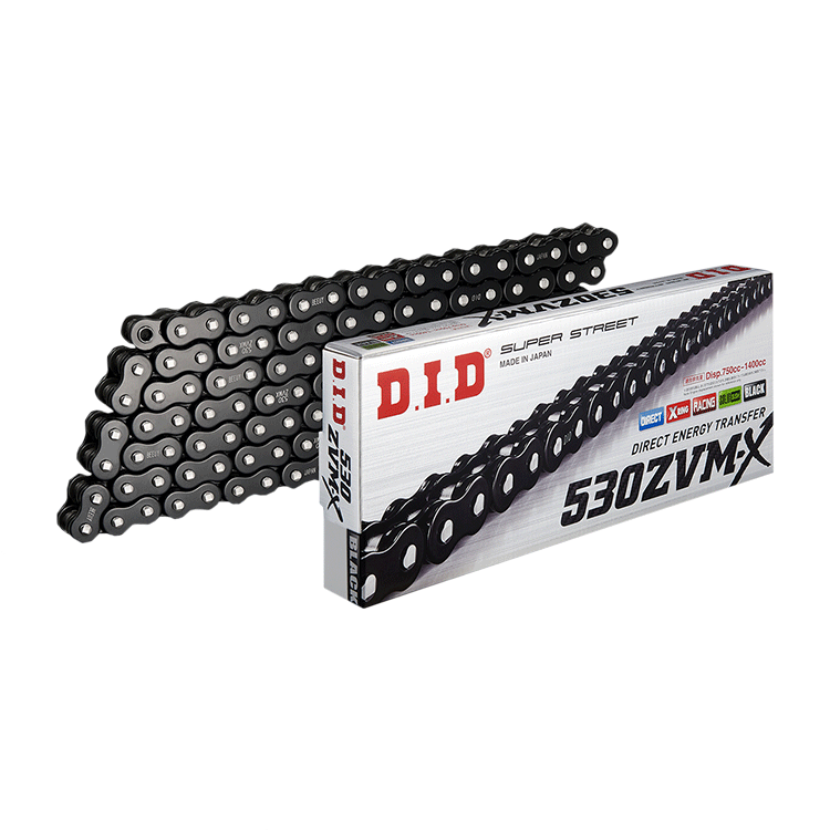 DID, Chain, motorcycle, 530, performance, black, 114L