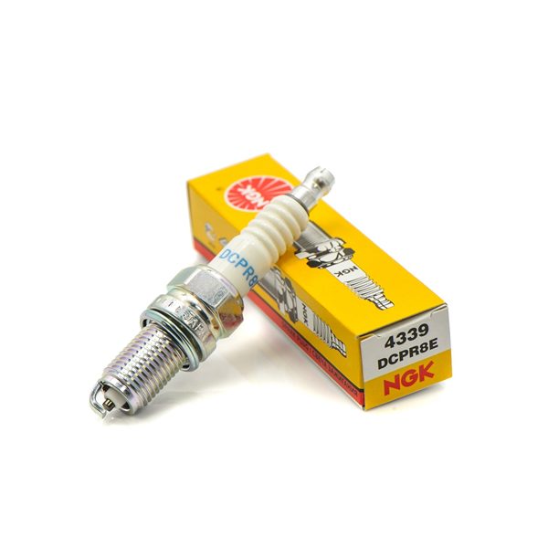 DCPR8E, NGK, spark plug, plug, motorcycle