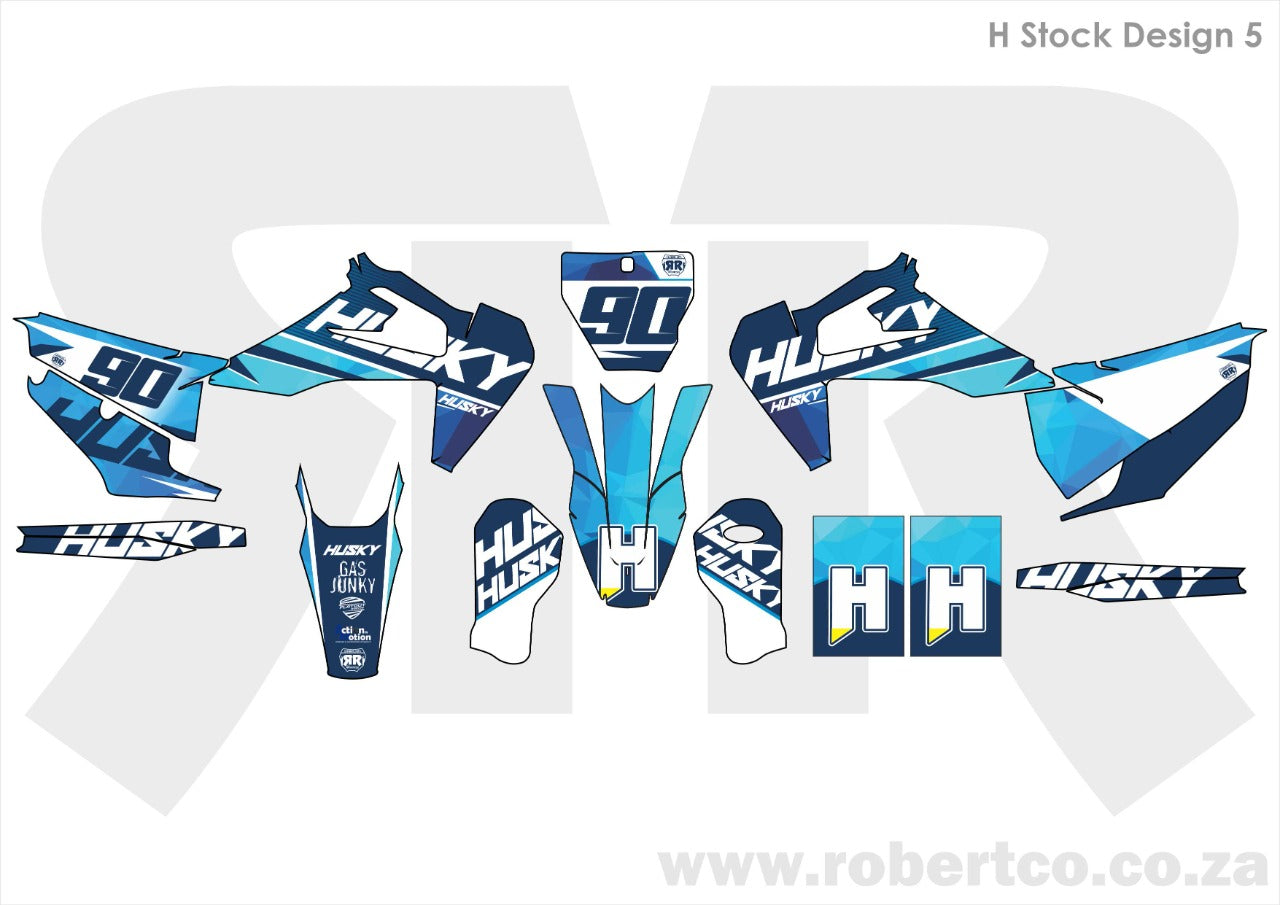 Sticker Kit - Husqvarna 50cc