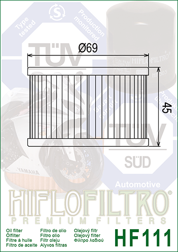 Hiflo - HF111 Oil Filter