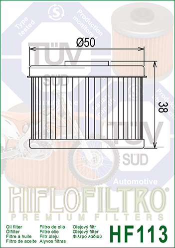 Hiflo - HF113 Oil Filter