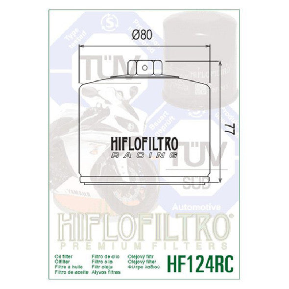 Hiflo - HF124RC Racing Oil Filter