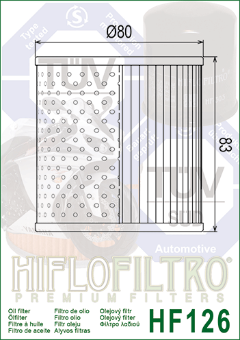 Hiflo - HF126 Oil Filter