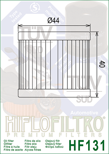 Hiflo - HF131 Oil Filter