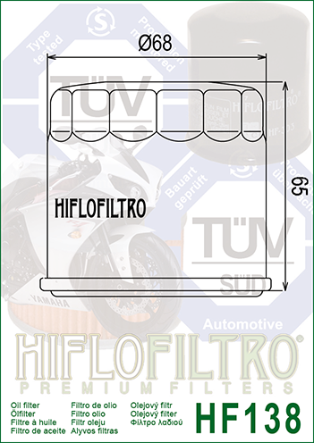 Hiflo - HF138 Oil Filter