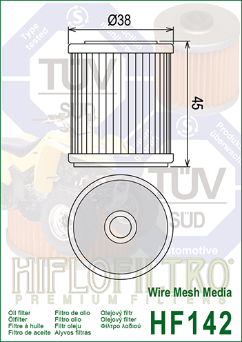 Hiflo - HF142 Oil Filter