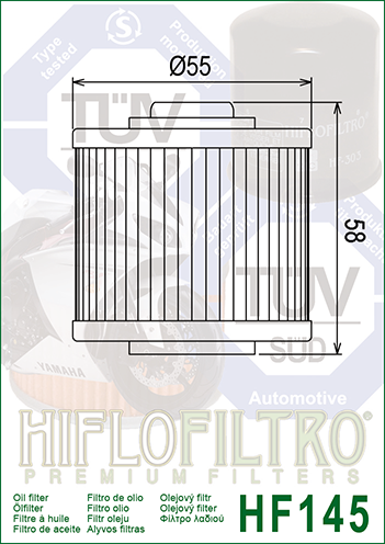 Hiflo - HF145 Oil Filter