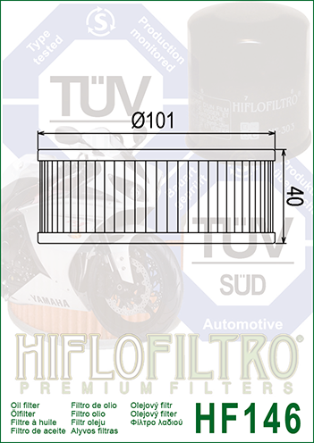 Hiflo - HF146 Oil Filter