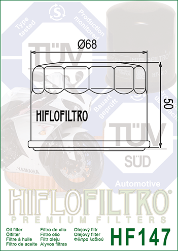 Hiflo - HF147 Oil Filter