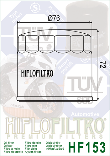 Hiflo - HF153 Oil Filter