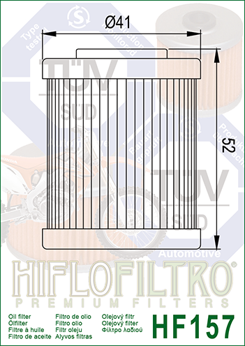 Hiflo - HF157 Oil Filter