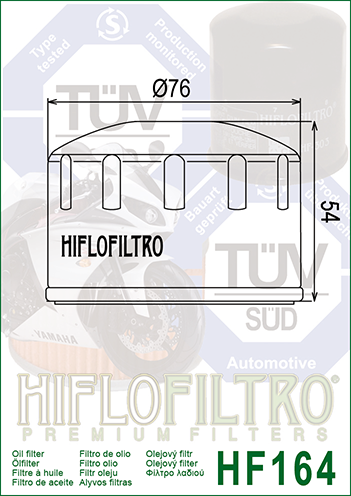 Hiflo - HF164 Oil Filter