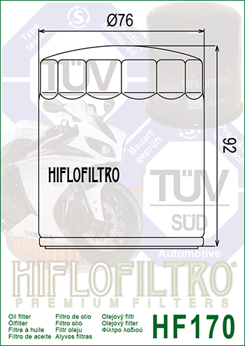 Hiflo - HF170 Oil Filter