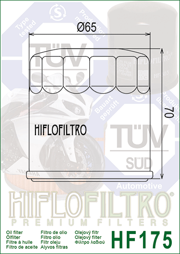 Hiflo - HF175 Oil Filter