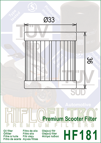 Hiflo - HF181 Oil Filter