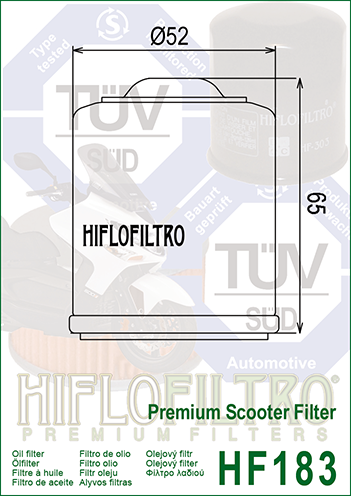 Hiflo - HF183 Oil Filter