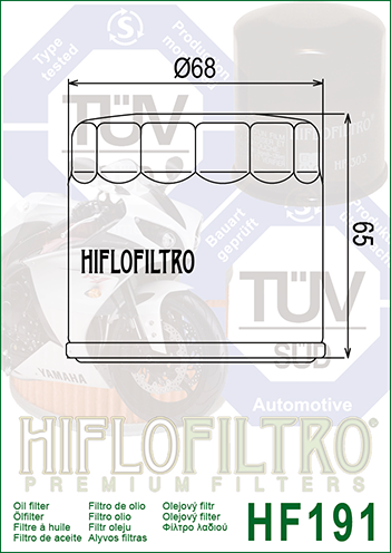 Hiflo - HF191 Oil Filter