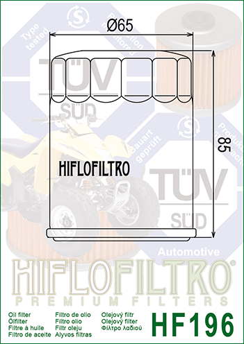 Hiflo - HF196 Oil Filter