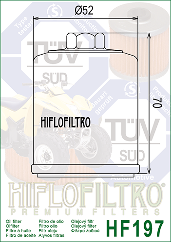 Hiflo - HF197 Oil Filter