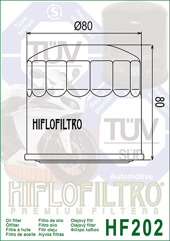 Hiflo - HF202 Oil Filter