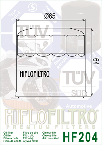 Hiflo - HF204 Oil Filter