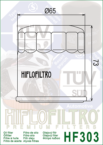 Hiflo - HF303 Oil Filter