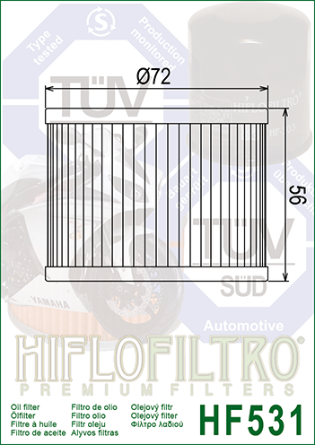 Hiflo - HF531 Oil Filter