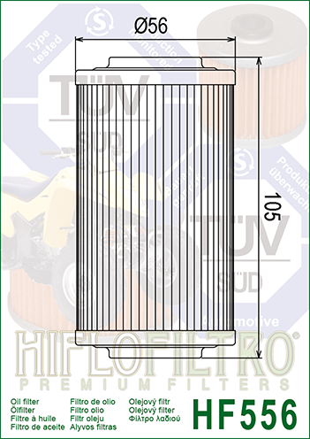 Hiflo - HF556 Oil Filter