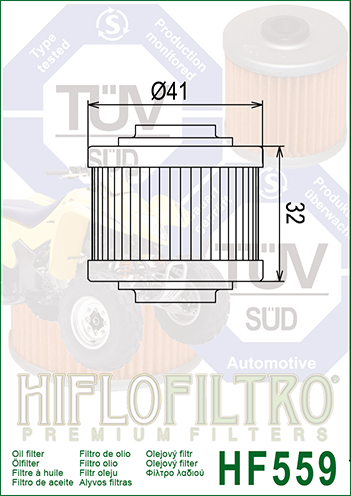 Hiflo - HF559 Oil Filter