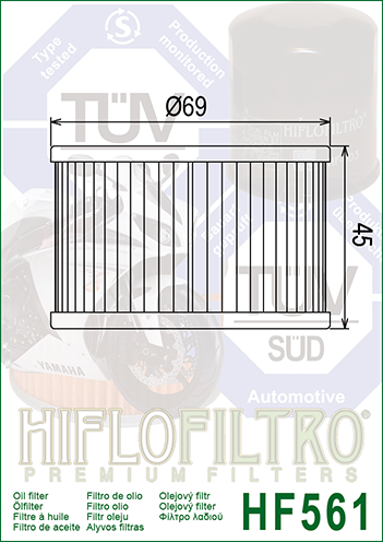 Hiflo - HF561 Oil Filter