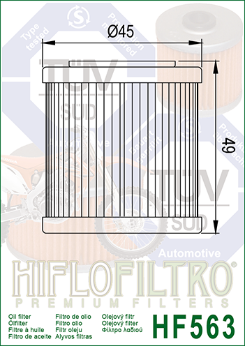 Hiflo - HF563 Oil Filter