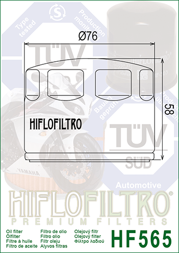 Hiflo - HF565 Oil Filter