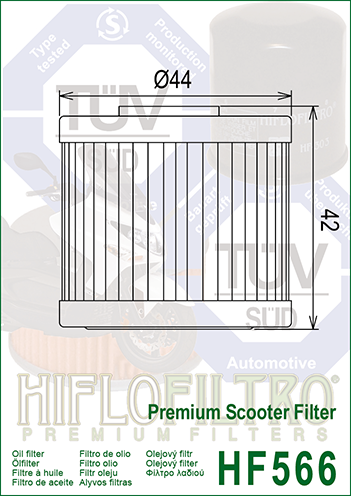 Hiflo - HF566 Oil Filter