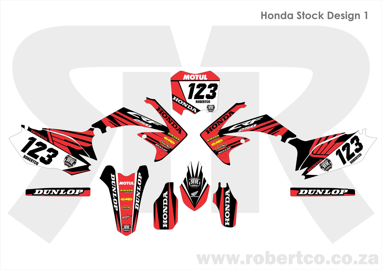 Sticker Kit - Honda 125-450